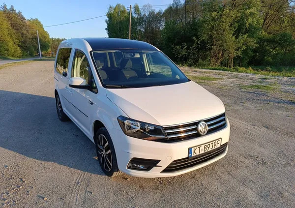 volkswagen caddy Volkswagen Caddy cena 56900 przebieg: 163435, rok produkcji 2018 z Jordanów